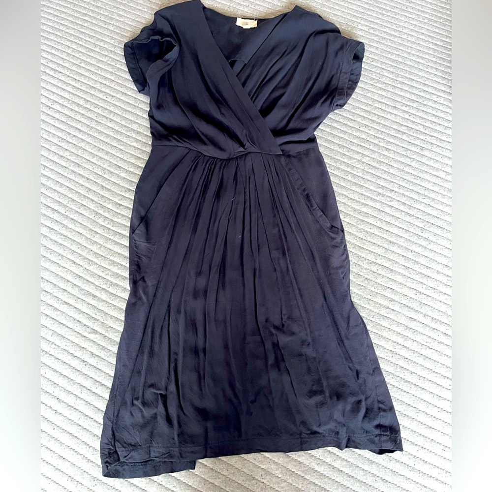 Navy Anthropologie Dress